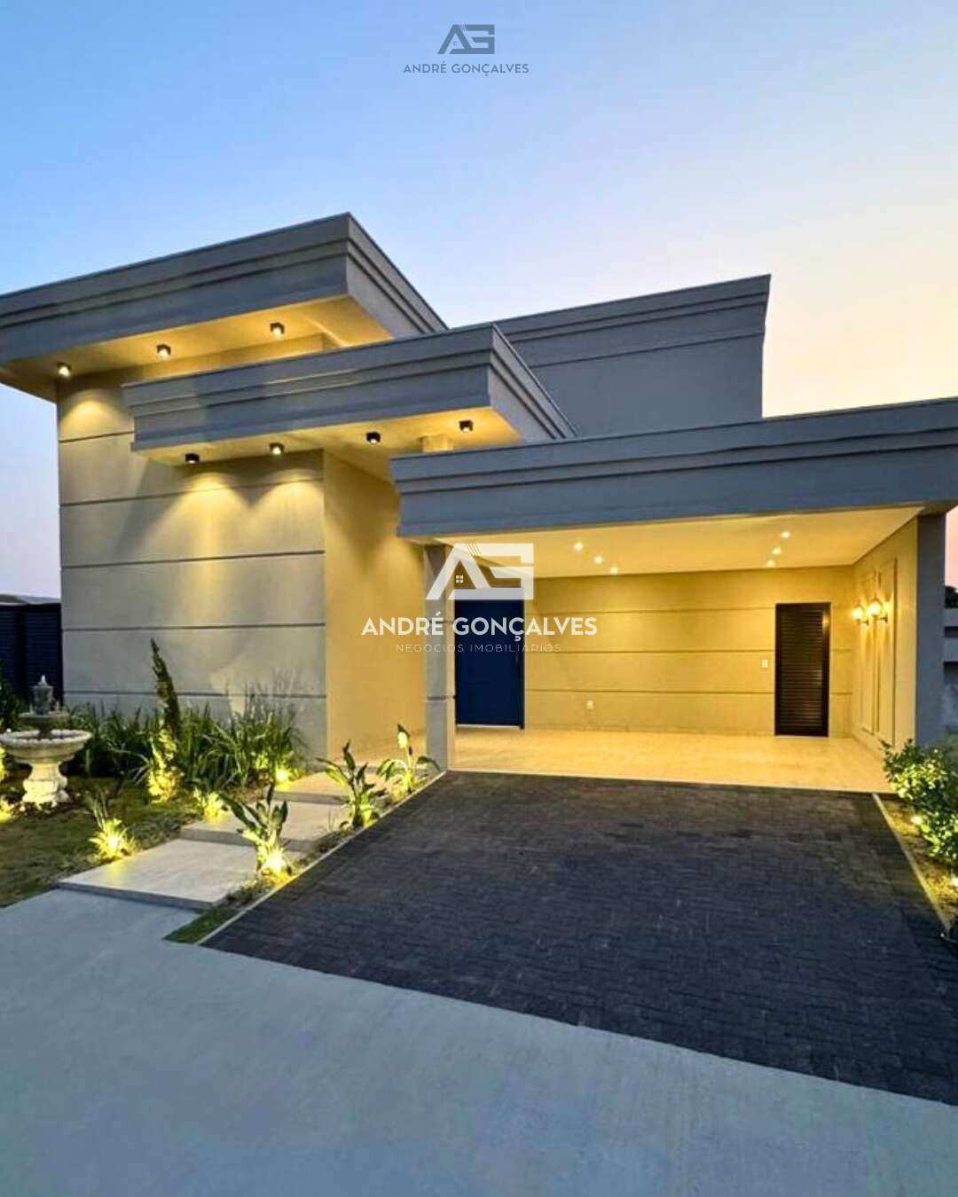 Casa à venda em Mirassol, aeroporto, com 3 quartos, 223m² - ANDRÉ GONÇALVES NEGÓCIOS IMOBILIÁRIOS